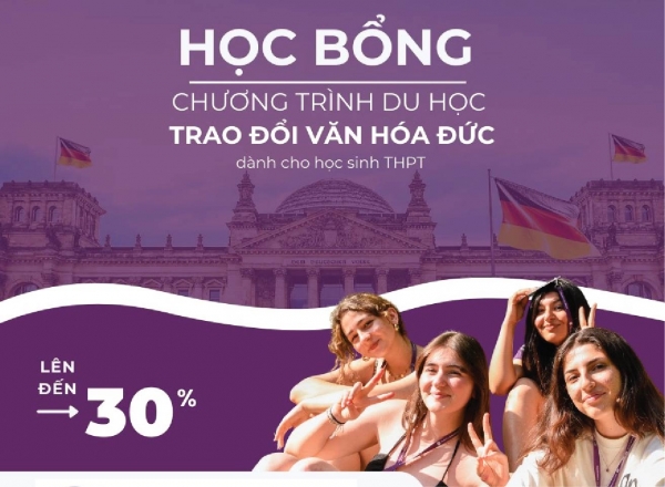 Học bổng du học trao đổi văn hóa Đức dành cho học sinh trung học