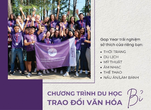 Chương trình Gap Year du học trao đổi văn hóa Bỉ