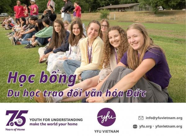 Học bổng du học trao đổi văn hóa Đức năm 2026-2027