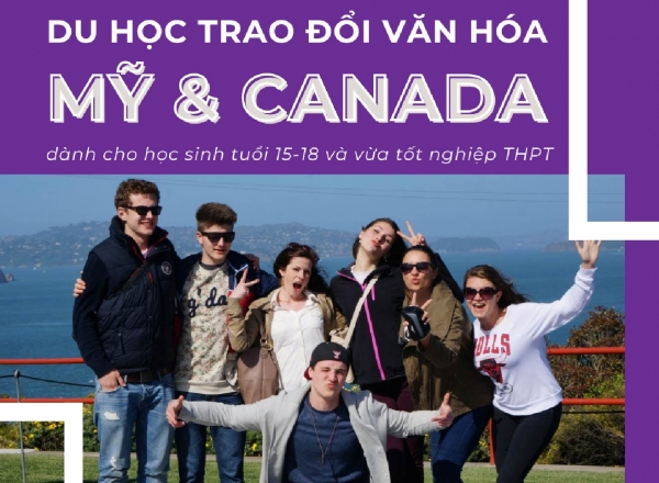 Du học trao đổi văn hóa và ngôn ngữ Mỹ & Canada 2026